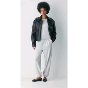 Aritzia Tna Women's Wafflex Eaton Jogger Grey /Heather Chrome Size Large